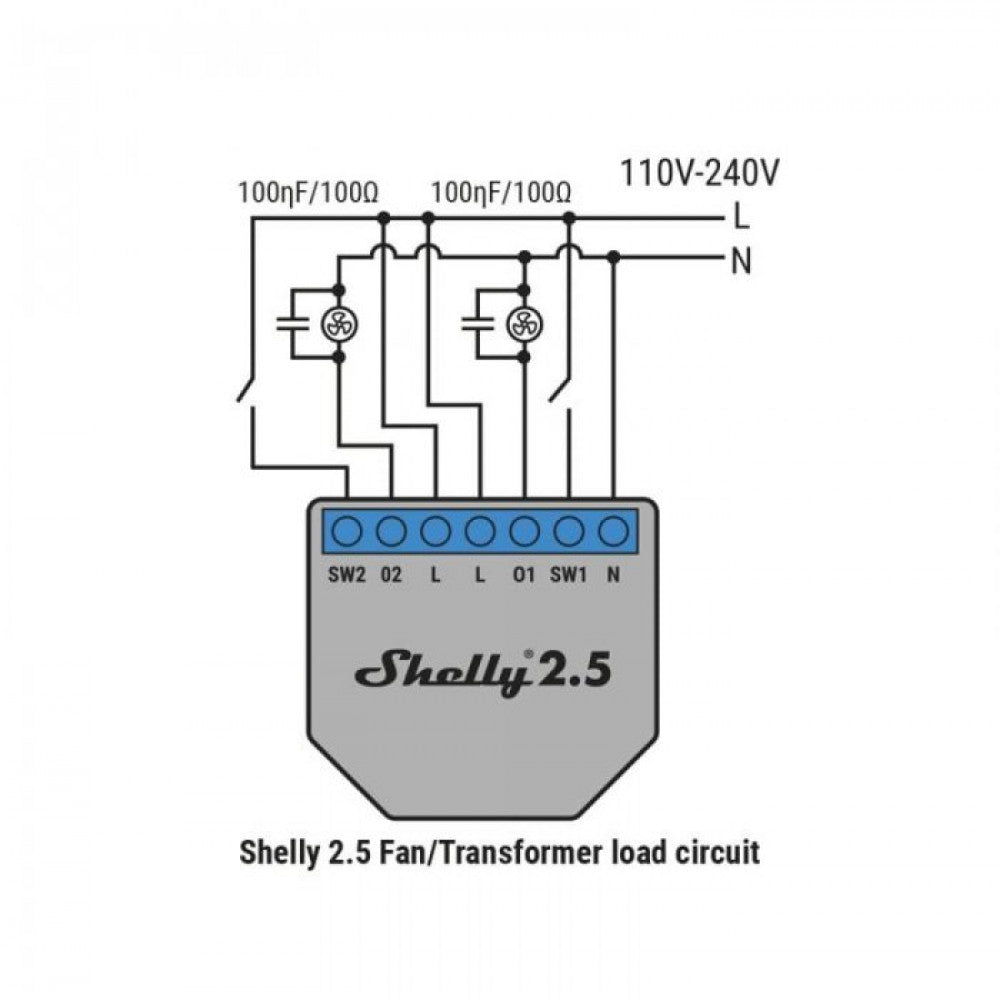 Įtampos šuolių slopintojas Shelly RC snubber
