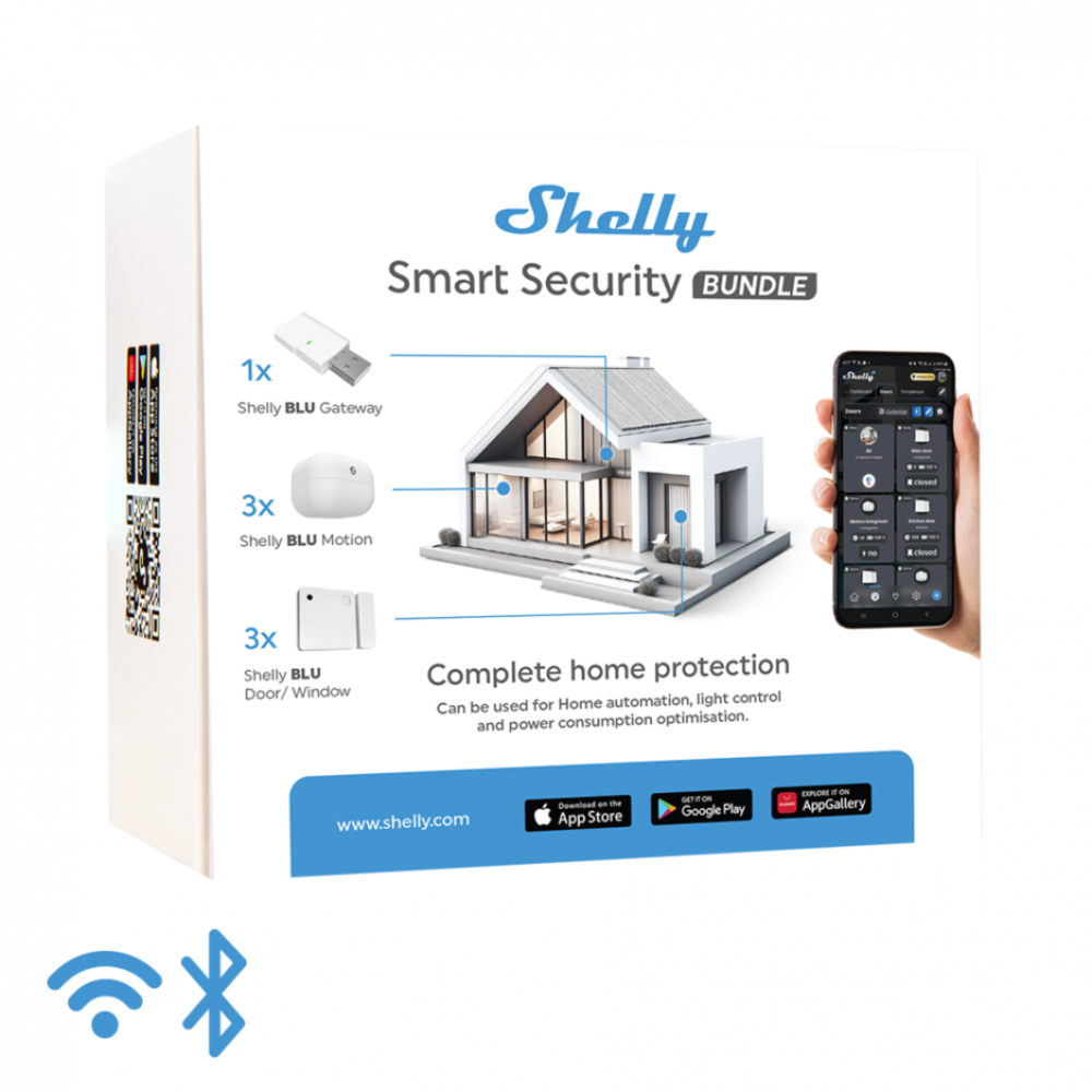Įrenginių rinkinys Shelly Smart Security Bundle