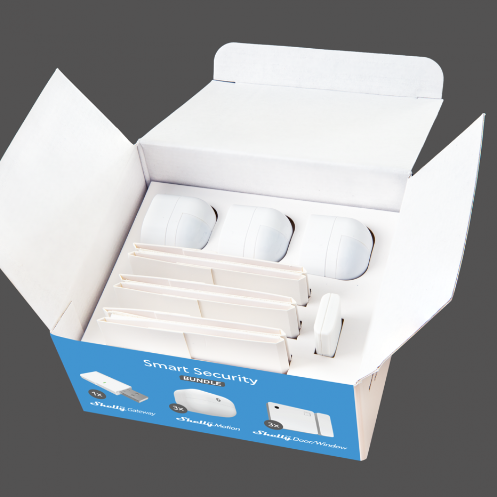 Įrenginių rinkinys Shelly Smart Security Bundle