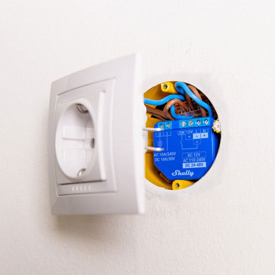 Smart single-channel Wi-Fi controlled relay switch Shelly Plus 1 x2