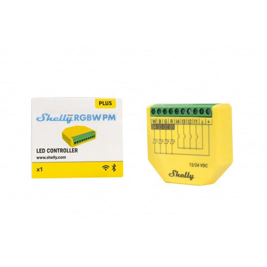 LED juostos valdiklis Shelly Plus RGBW PM