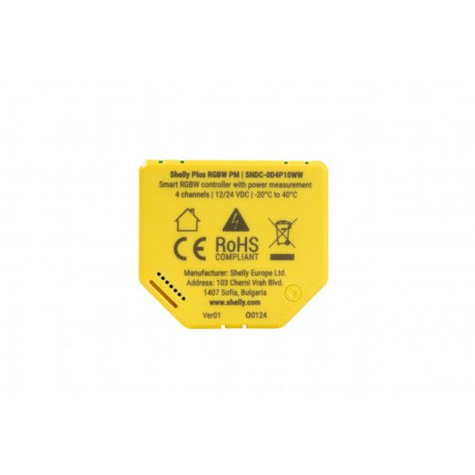 LED juostos valdiklis Shelly Plus RGBW PM