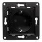 Wall socket black Shelly EU 