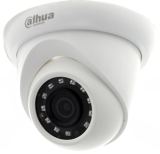 Dahua Dome DH-IPC-HDW1230S-S5 F2.8 (Balta, 2 MP, 30 m. IR)