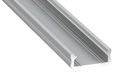 Profilis aliuminis anoduotas LED juostoms paviršinis, D, 1m LUMINES