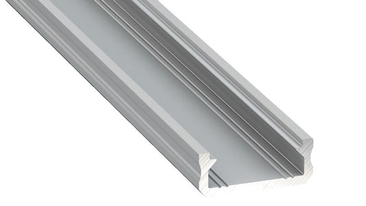Profilis aliuminis anoduotas LED juostoms paviršinis, D, 1m LUMINES