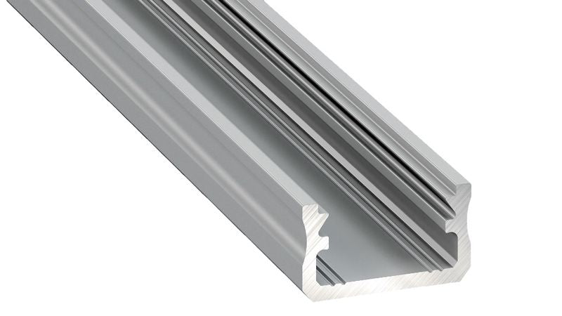 Profilis aliuminis anoduotas LED juostoms paviršinis, A, 1m LUMINES