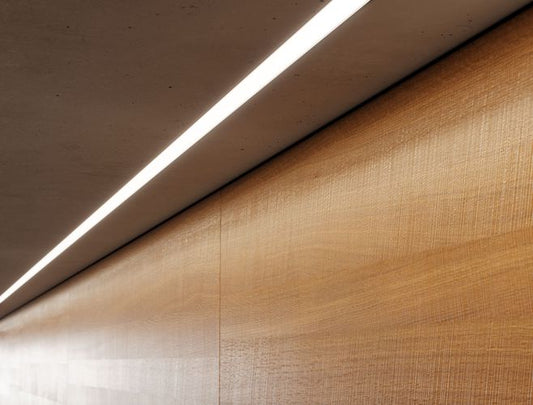 Profilis aliuminis anoduotas LED juostoms įleidžiamas, priglaistomas, HIRO, 2m
